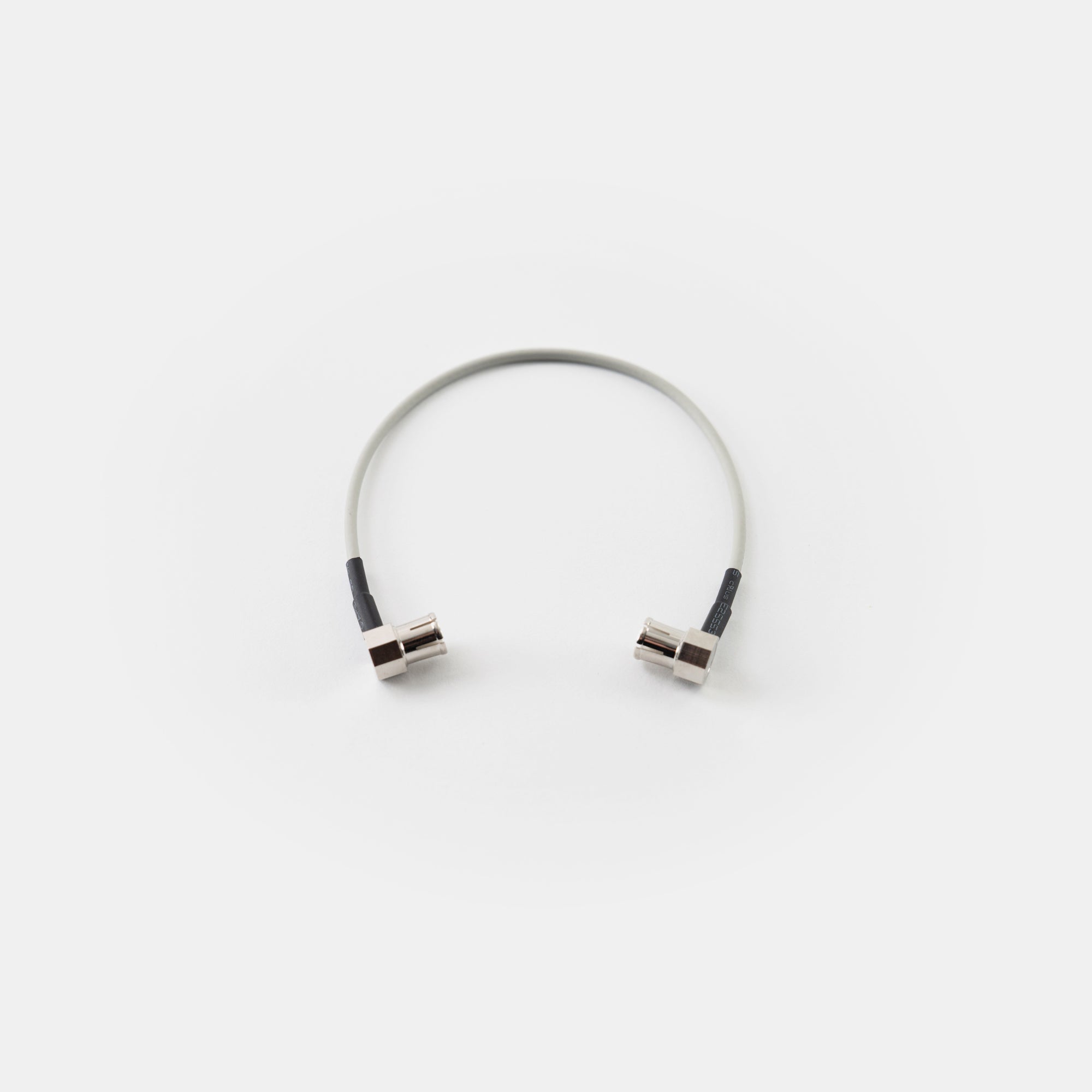 Lightweight Low Profile Right Angle to Low Profile Right Angle SDI Cable (225mm / 8.8")
