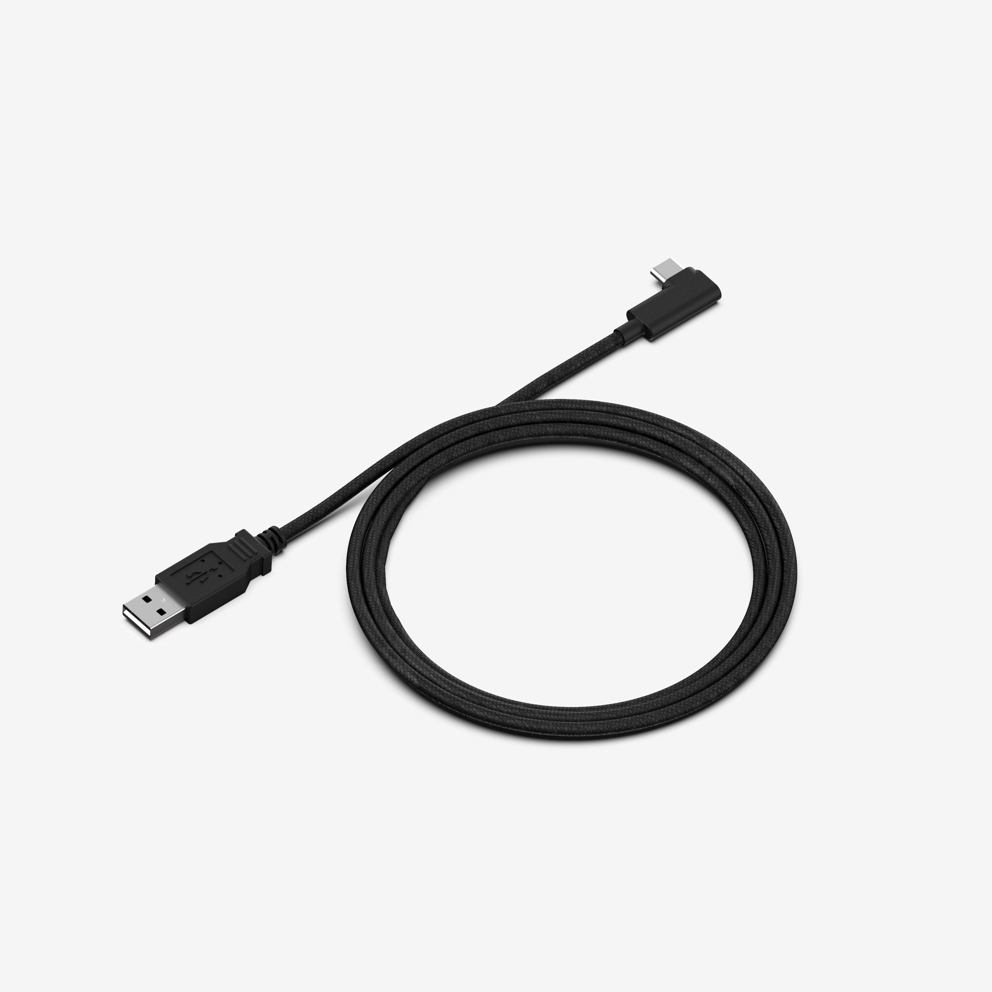 USB Right Angle C to USB A 2.0 Cable (3 m)