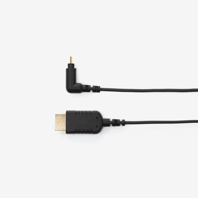 Lightweight Right Angle Micro to Standard Video Cable (0.7m)
