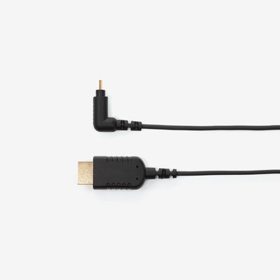Lightweight Right Angle Micro to Standard Video Cable (0.7m)